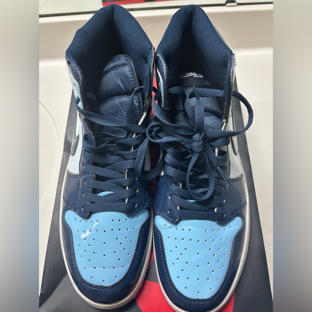 Jordan 1 UNC Patent High Top
